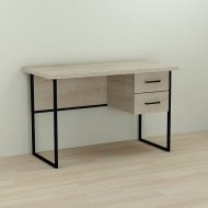 Письмовий стіл Ferrum-decor Курт 76x140x60 чорний ДСП Дуб Сонома 32мм (FRD-103923) Письмовий стіл Ferrum-decor Курт 76x140x60 чорний ДСП Дуб Сонома 32мм (FRD-103923)