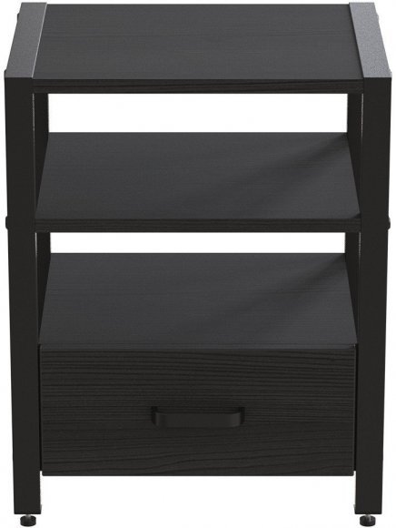 Тумба універсальна Ferrum-decor Вів'єн 1/1 50x41x40 чорний ДСП Сосна Кембра 16мм (FRD-104144)