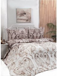 Постільна білизна Ranforce Castle кава полуторна svt-2000022279017 Постільна білизна Ranforce Castle кава полуторна svt-2000022279017