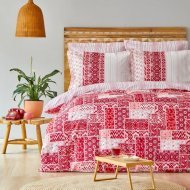Постільна білизна ранфорс Pietra kirmizi червоний полуторна svt-2000022291248