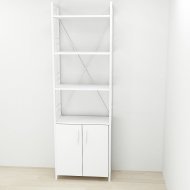 Етажерка 4/60 Ferrum-decor Серії Конект із тумбою 179x60x28 Білий ДСП Біле (FRD-104491)