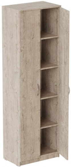 Шафа Анжело Ferrum-decor на 5 полиць 2 двері 1900x600x380 ДСП Дуб Сан-Марино 16 мм (FRD-104978) Шафа Анжело Ferrum-decor на 5 полиць 2 двері 1900x600x380 ДСП Дуб Сан-Марино 16 мм (FRD-104978)