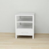 Тумба універсальна Ferrum-decor Вів'єн 1/1 50x41x40 білий ДСП Біле 16мм (FRD-104145)