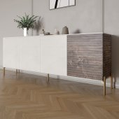 Комод на золотих металевих ніжках LION Грей 204x38x76,5 см Бетон Style/Дерево (LION-042655) Комод на золотих металевих ніжках LION Грей 204x38x76,5 см Бетон Style/Дерево (LION-042655)