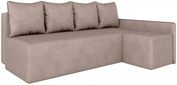 Кутовий диван ортопедичний iSmart MORRO Maxi єврокнижка 205x149 см (матрац Pocket spring) бежевий Laura 5 (ISM-051354)
