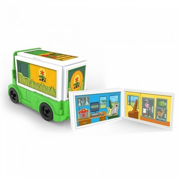 Магнітний набір Сафарі рятувальна машина MD30666 Магнітний набір Сафарі рятувальна машина MD30666