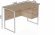 Комп'ютерний стіл Ferrum-decor Гаррі 75x140x70 білий ДСП Дуб Сан-Марино 32мм (FRD-101019)