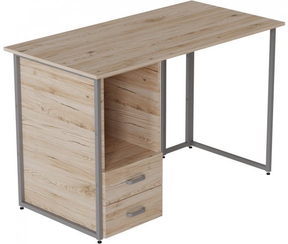 Комп'ютерний стіл Ferrum-decor Отто 75x120x70 сірий ДСП Дуб Сан-Марино 32мм (FRD-101519) Комп'ютерний стіл Ferrum-decor Отто 75x120x70 сірий ДСП Дуб Сан-Марино 32мм (FRD-101519)