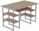Комп'ютерний стіл Ferrum-decor Тім 75x120x70 сірий ДСП Дуб Сан-Марино 32мм (FRD-101895)