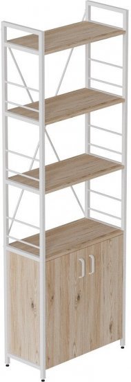 Етажерка 4/60 Ferrum-decor Серії Конект із тумбою 179x60x28 Білий ДСП Сан-Марино (FRD-104492)