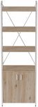 Етажерка 4/60 Ferrum-decor Серії Конект із тумбою 179x60x28 Білий ДСП Сан-Марино (FRD-104492)