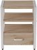 Тумба універсальна Ferrum-decor Вів'єн 1/1 50x41x40 білий ДСП Дуб Сан-Марино 16мм (FRD-104146) Тумба універсальна Ferrum-decor Вів'єн 1/1 50x41x40 білий ДСП Дуб Сан-Марино 16мм (FRD-104146)