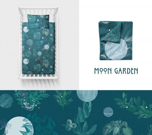 Дитяча постіль наволочка та підковдра Moon Garden lullalove-8831