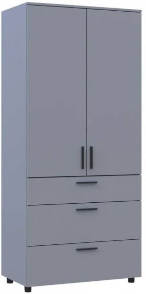 Шафа для одягу Doros Торн Сірий 2 ДСП/3Ш (штанга) 90х51.6х200 (DRS-012025)
