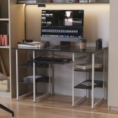 Комп'ютерний стіл Ferrum-decor Тім 75x140x60 білий ДСП Сосна Кембра 16мм (FRD-102301) Комп'ютерний стіл Ferrum-decor Тім 75x140x60 білий ДСП Сосна Кембра 16мм (FRD-102301)