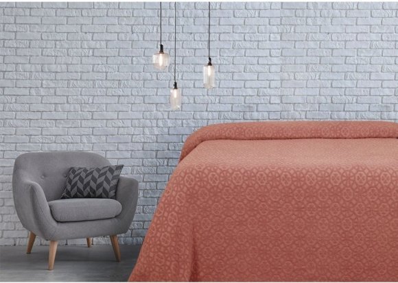 Простирадло махрове Deco корал 200х220 см svt-2000022245159
