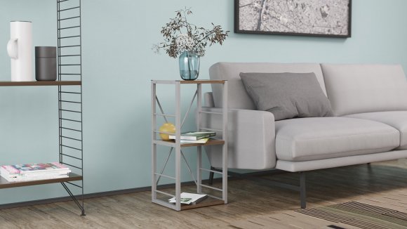 Етажерка 3/34 Ferrum-decor Серії Конект 73x34x28 сірий ДСП Дуб Сонома 16мм (FRD-104304) Етажерка 3/34 Ferrum-decor Серії Конект 73x34x28 сірий ДСП Дуб Сонома 16мм (FRD-104304)
