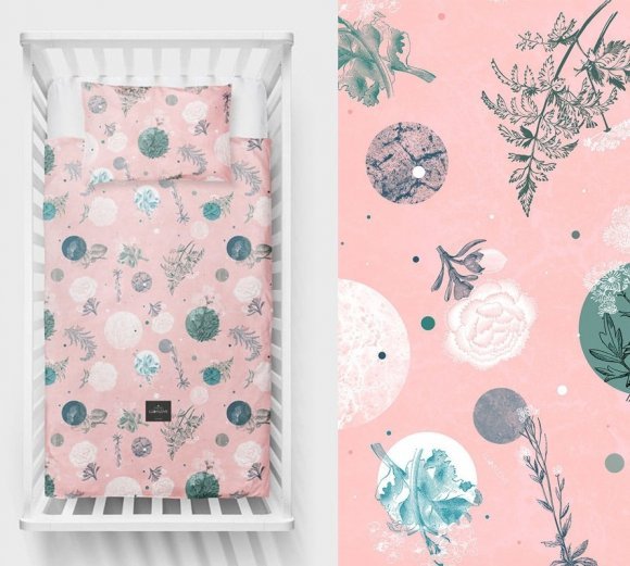 Дитяча постіль наволочка та підковдра Rose Garden lullalove-8824