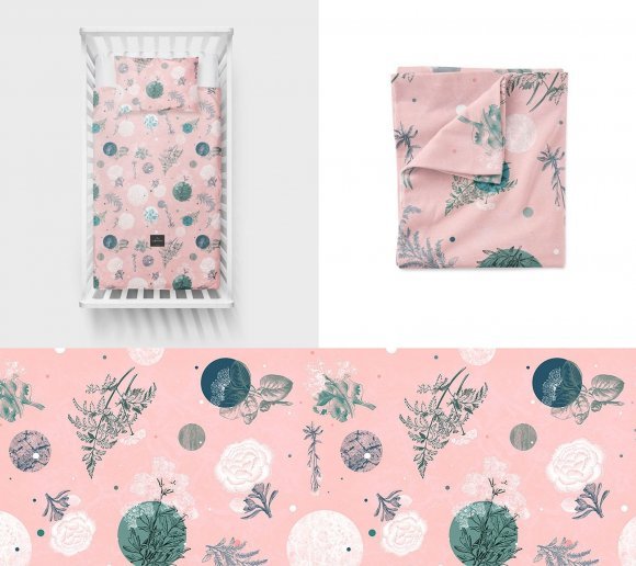 Дитяча постіль наволочка та підковдра Rose Garden lullalove-8824