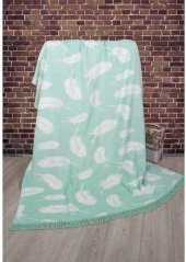 Плед Desire mint бавовна 150х200 см