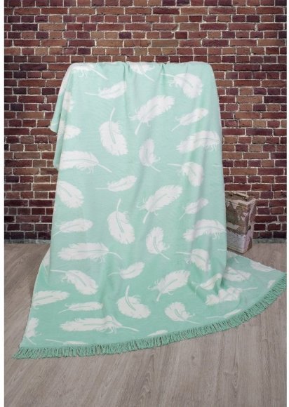 Плед Desire mint бавовна 150х200 см