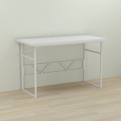 Письмовий стіл Ferrum-decor Раян 76x140x60 білий ДСП Біле 32мм (FRD-101146)