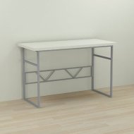 Письмовий стіл Ferrum-decor Раян 76x140x70 сірий ДСП Біле 32мм (FRD-101646) Письмовий стіл Ferrum-decor Раян 76x140x70 сірий ДСП Біле 32мм (FRD-101646)