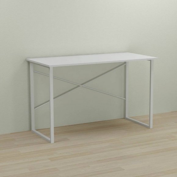 Письмовий стіл Ferrum-decor Дейв 75x120x70 білий ДСП Біле 16мм (FRD-102176)