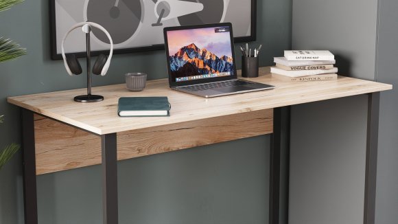 Комп'ютерний стіл Ferrum-decor Курт 75x100x70 чорний ДСП Дуб Сан-Марино 16мм (FRD-103929) Комп'ютерний стіл Ferrum-decor Курт 75x100x70 чорний ДСП Дуб Сан-Марино 16мм (FRD-103929)