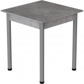 Стіл кухонний Ferrum-decor Агата 75x70x70 Сірий ДСП Бетон 16мм (FRD-105556)