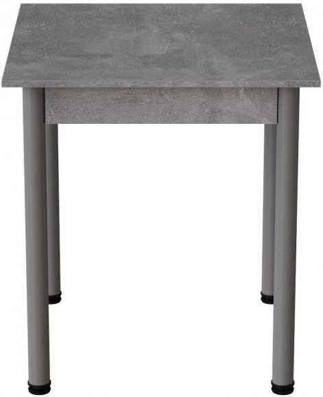 Стіл кухонний Ferrum-decor Агата 75x70x70 Сірий ДСП Бетон 16мм (FRD-105556)