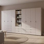 Шафа для одягу Doros Гелар Кашемір 4+4ДСП з пеналом 370х49.5х203.4 (DRS-011934)