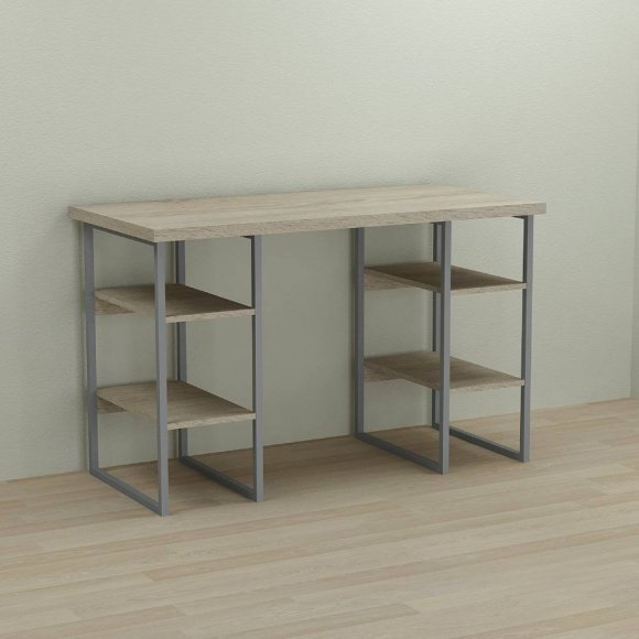 Письмовий стіл Ferrum-decor Карен 76x120x70 сірий ДСП Дуб Сонома 32мм (FRD-102444) Письмовий стіл Ferrum-decor Карен 76x120x70 сірий ДСП Дуб Сонома 32мм (FRD-102444)