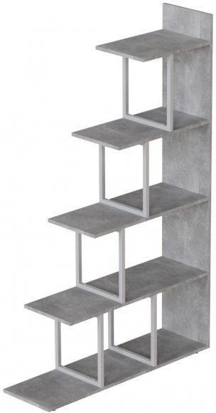 Етажерка Ferrum-decor Стелла 1600x1020x300 Білий метал ДСП Бетон (FRD-105495) Етажерка Ferrum-decor Стелла 1600x1020x300 Білий метал ДСП Бетон (FRD-105495)