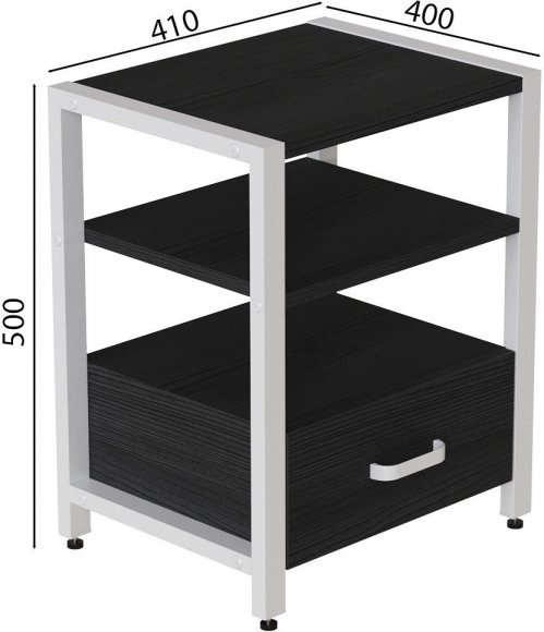 Тумба універсальна Ferrum-decor Вів'єн 1/1 50x41x40 білий ДСП Сосна Кембра 16мм (FRD-104150) Тумба універсальна Ferrum-decor Вів'єн 1/1 50x41x40 білий ДСП Сосна Кембра 16мм (FRD-104150)