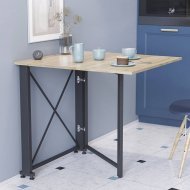 Стіл-книга трансформер Оріон 1 Ferrum-decor 750x810x730 Чорний метал ДСП Дуб Сонома 16 мм (FRD-104600) Стіл-книга трансформер Оріон 1 Ferrum-decor 750x810x730 Чорний метал ДСП Дуб Сонома 16 мм (FRD-104600)