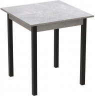 Стіл кухонний Ferrum-decor Агата 75x70x70 Чорний ДСП Бетон 16мм (FRD-105557) Стіл кухонний Ferrum-decor Агата 75x70x70 Чорний ДСП Бетон 16мм (FRD-105557)