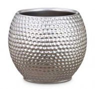 Кашпо для квітів Mercury кераміка 15" сріблястий 62220 Кашпо для квітів Mercury кераміка 15" сріблястий 62220