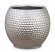 Кашпо для квітів Mercury кераміка 15" сріблястий 62220