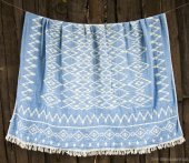 Покривало 130x170 см Kilim Тhrow blue