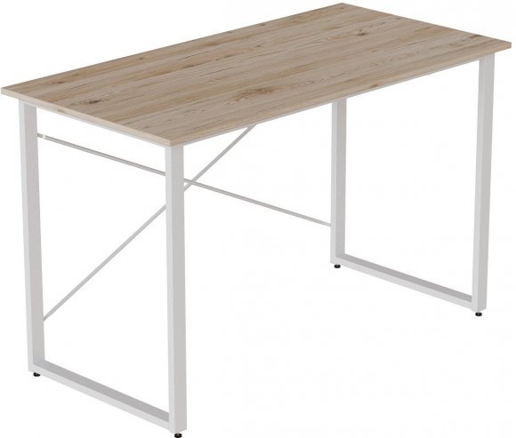 Комп'ютерний стіл Ferrum-decor Дейв 75x120x70 білий ДСП Дуб Сан-Марино 16мм (FRD-102179)