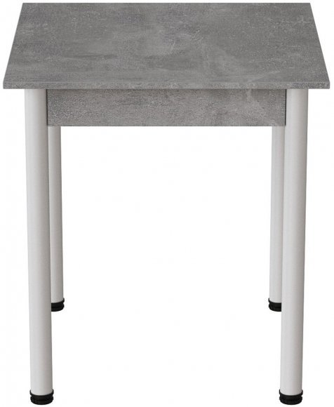 Стіл кухонний Ferrum-decor Агата 75x80x80 Білий ДСП Бетон 16мм (FRD-105558) Стіл кухонний Ferrum-decor Агата 75x80x80 Білий ДСП Бетон 16мм (FRD-105558)