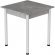 Стіл кухонний Ferrum-decor Агата 75x80x80 Білий ДСП Бетон 16мм (FRD-105558) Стіл кухонний Ferrum-decor Агата 75x80x80 Білий ДСП Бетон 16мм (FRD-105558)