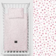 Дитяча постіль наволочка та підковдра Pink Flowers lullalove-1403
