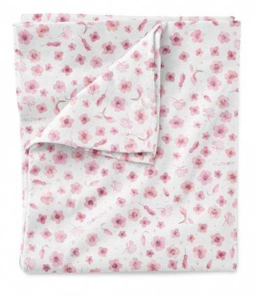 Дитяча постіль наволочка та підковдра Pink Flowers lullalove-1403