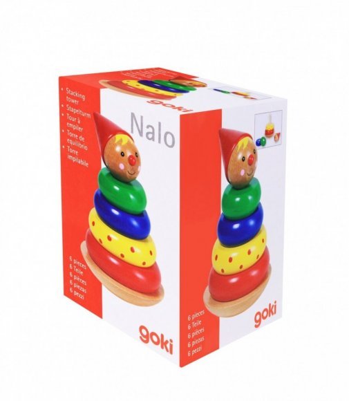 Пірамідка дерев'яна Чоловічок 58896