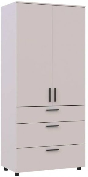 Шафа для одягу Doros Торн Кашемір 2 ДСП/3Ш (штанга) 90х51.6х200 (DRS-012029)