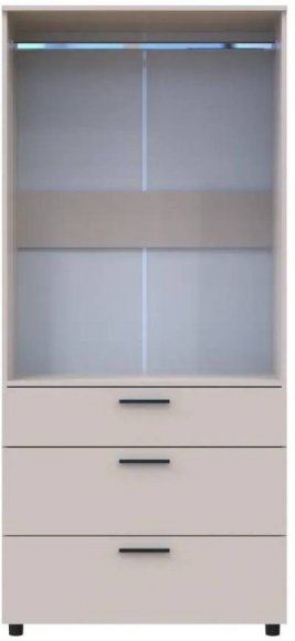 Шафа для одягу Doros Торн Кашемір 2 ДСП/3Ш (штанга) 90х51.6х200 (DRS-012029)