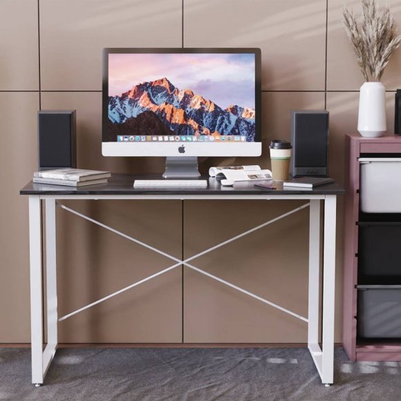 Комп'ютерний стіл Ferrum-decor Дейв 75x120x70 білий ДСП Сосна Кембра 16мм (FRD-102180)