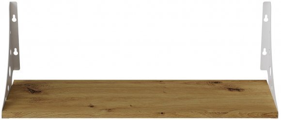 Полиця настінна Ferrum-decor Ханді 2 240x500x240 метал Білий ДСП Дуб Артизан 16 мм (FRD-102566) Полиця настінна Ferrum-decor Ханді 2 240x500x240 метал Білий ДСП Дуб Артизан 16 мм (FRD-102566)